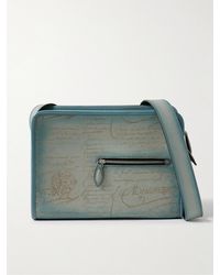Berluti - Un Jour Scritto Venezia Leather Messenger Bag - Lyst