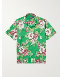 Polo Ralph Lauren - Camp-collar Floral-print Cotton-poplin Shirt - Lyst