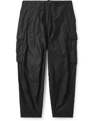 Needles - H.d. Wide-leg Cotton-twill Drawstring Cargo Trousers - Lyst