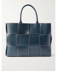Bottega Veneta - Mini Arco Intrecciato Leather Tote Bag - Lyst