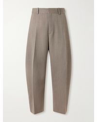 Studio Nicholson - Fume Tapered Wool Suit Trousers - Lyst