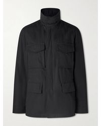 Tom Ford - Cotton And Silk-blend Hooded Field Jacket - Lyst