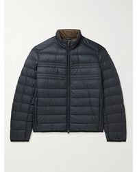Brioni Slim-fit Quilted Recycled Shell Down Jacket - Blue