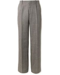 Our Legacy - Borrowed Chino Wide-Leg Pleated Wool Trousers - Lyst