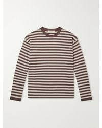 FRIZMWORKS - Striped Cotton-Blend T-Shirt - Lyst