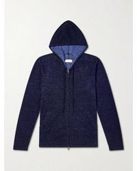 Piacenza 1733 - Knitted Silk And Linen-Blend Zip-Up Hoodie - Lyst