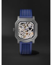 Gerald Charles - Maestro 8.0 Gc Sport Limited Edition Automatic Chronograph 39Mm Titanium And Rubber Watch, Ref. No. Gc8.0-Tx-Tn-01 - Lyst