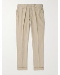 Polo Ralph Lauren - Pantaloni a gamba affusolata in lino - Lyst