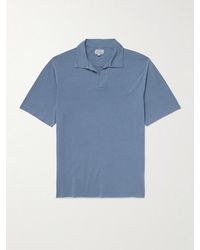 Hartford - Lyocell And Cotton-blend Polo Shirt - Lyst
