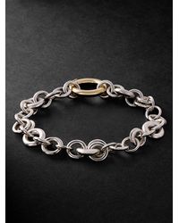 Spinelli Kilcollin - Atlantis Sterling Silver And 18-karat Gold Chain Bracelet - Lyst