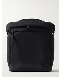 Paul Smith - Leather-trimmed Cotton-blend Canvas Backpack - Lyst