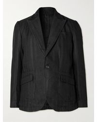 Oliver Spencer - Wyndhams Embroidered Linen Suit Jacket - Lyst