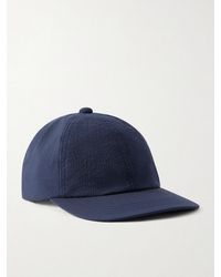 Beams Plus - 6 Panel Regimental Strap Seersucker Baseball Cap - Lyst