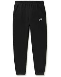 Nike - Sportswear Club Tapered Cotton-blend Jersey Sweatpants - Lyst
