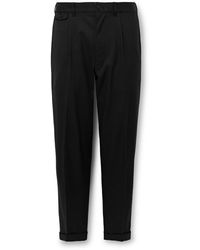Alex Mill - Slim-fit Pleated Wool-blend Gabardine Suit Trousers - Lyst