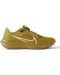 Nike - Air Zoom Pegasus 40 Rubber-trimmed Mesh Running Sneakers - Lyst