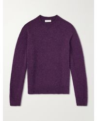 Dries Van Noten - Brushed Alpaca-Blend Sweater - Lyst