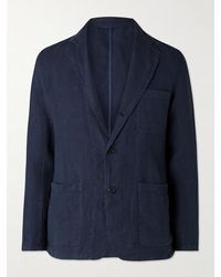 Hartford - Jobby Pat Linen Suit Jacket - Lyst