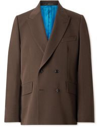 Paul Smith - Double-Breasted Wool-Twill Suit Jacket - Lyst