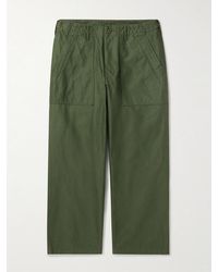 Beams Plus - Wide-Leg Cotton Trousers - Lyst