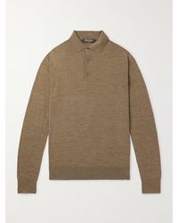 Loro Piana - Wish Wool Polo Shirt - Lyst