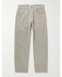 Agolde - Fusion Straight-Leg Cotton-Corduroy Trousers - Lyst