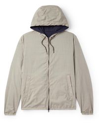 Herno - Reversible Virgin Wool And Silk-Blend And Shell Hooded Jacket - Lyst