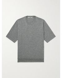 AURALEE - T-shirt in cashmere - Lyst