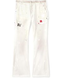GALLERY DEPT. - Carpenter Straight-leg Distressed Paint-splattered Jeans - Lyst