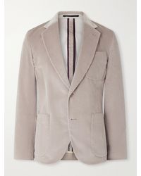 Paul Smith - Cotton-Stretch Corduroy Suit Jacket - Lyst