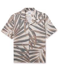 Corridor NYC - Camp-collar Printed Linen And Cotton-blend Shirt - Lyst