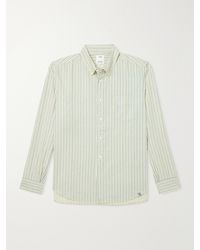 Visvim - Beiler Striped Cotton Oxford Shirt - Lyst