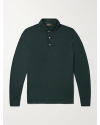 Loro Piana - Slim-fit Baby Cashmere Polo Shirt - Lyst