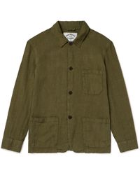 Portuguese Flannel - Labura Slim-fit Linen Jacket - Lyst