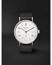 Nomos - Tangente Neomatik Automatic 41mm Stainless Steel And Leather Watch, Ref. No. 180 - Lyst