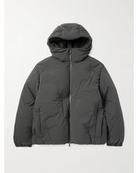 Burberry - Logo-embroidered Quilted Shell Hooded Down Jacket - Lyst