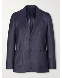 Lardini - Wool-blend Twill Suit Jacket - Lyst