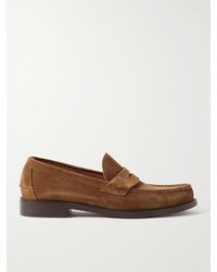 Sid Mashburn - Suede Penny Loafers - Lyst