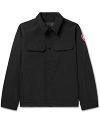 Canada Goose - Burnaby Logo-appliquéd Arctic Tech® Chore Jacket - Lyst