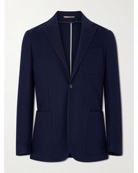 Canali - Textured-Cotton Blazer - Lyst