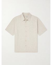 Oliver Spencer - Palermo Striped Cotton And Linen-Blend Shirt - Lyst