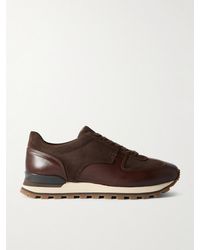 MR P. - Carlos Suede And Leather Sneakers - Lyst