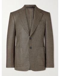 Tom Ford - Shelton Wool, Silk And Linen-Blend Blazer - Lyst