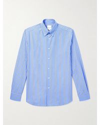 Paul Smith - Striped Cotton-Poplin Shirt - Lyst