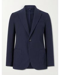 De Petrillo - Cotton-Seersucker Suit Jacket - Lyst