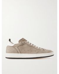 Officine Creative - Magic 002 Leather-trimmed Nubuck Sneakers - Lyst