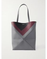 Loewe - Albers Puzzle Fold Xl Panelled Leather Tote Bag - Lyst