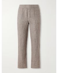 James Perse - Straight-Leg Linen Suit Trousers - Lyst