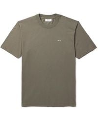 NN07 - Adam 3209 Logo-Embroidered Pima Cotton-Jersey T-Shirt - Lyst