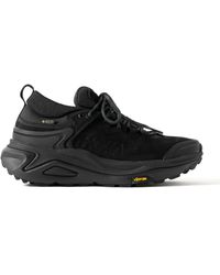 Hoka One One - Kaha 3 Gtx Rubber-Trimmed Nubuck Sneakers - Lyst
